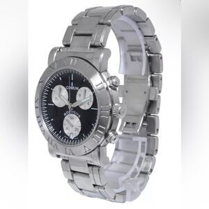 RARE BLACK DIAL Corum Romulus 396.701.20 Chronograph 40MM Watch